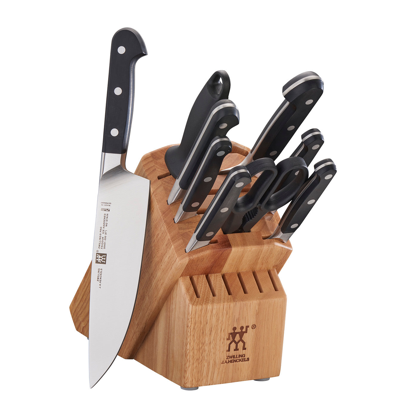 Zwilling Pro 10-pc Knife Block Set, Natural Fashion