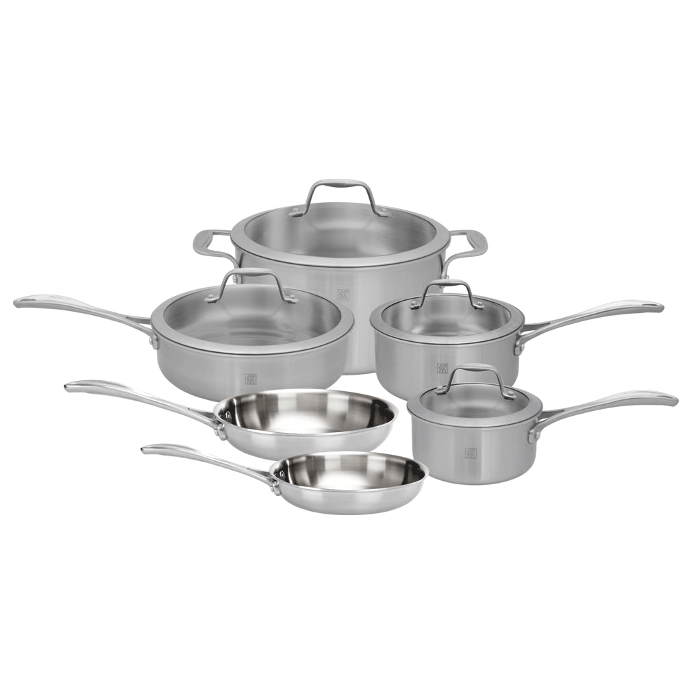 Zwilling Spirit 10-pc Stainless Steel Cookware Set on Sale