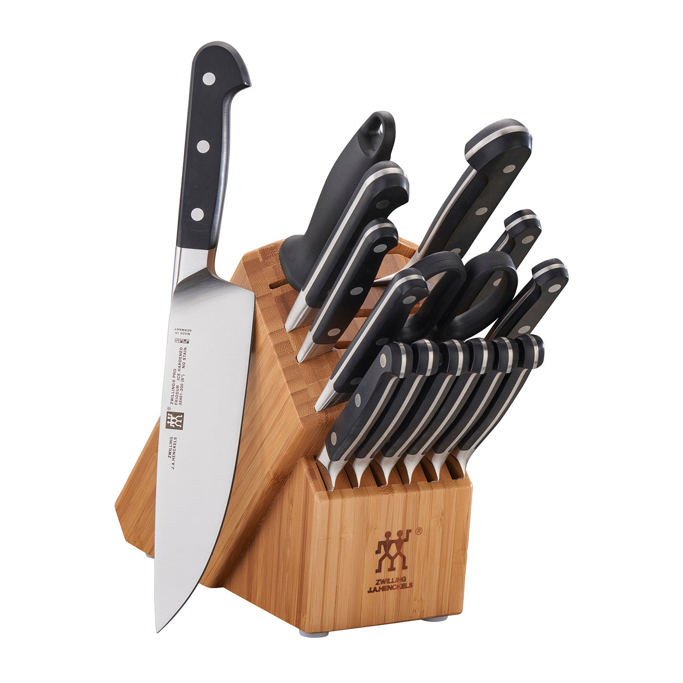 Zwilling Pro 16-pc Knife Block Set, Bamboo Discount