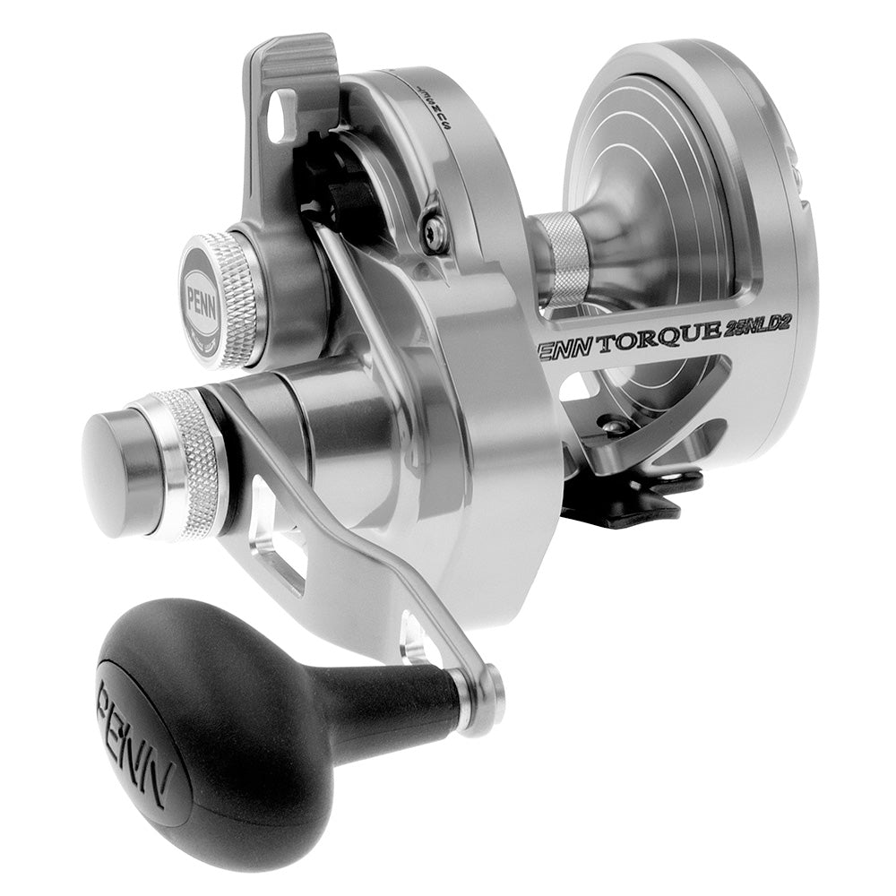 PENN Torque Lever Drag 2 Speed Reel Silver TRQ25NLD2S [1501852] Fashion