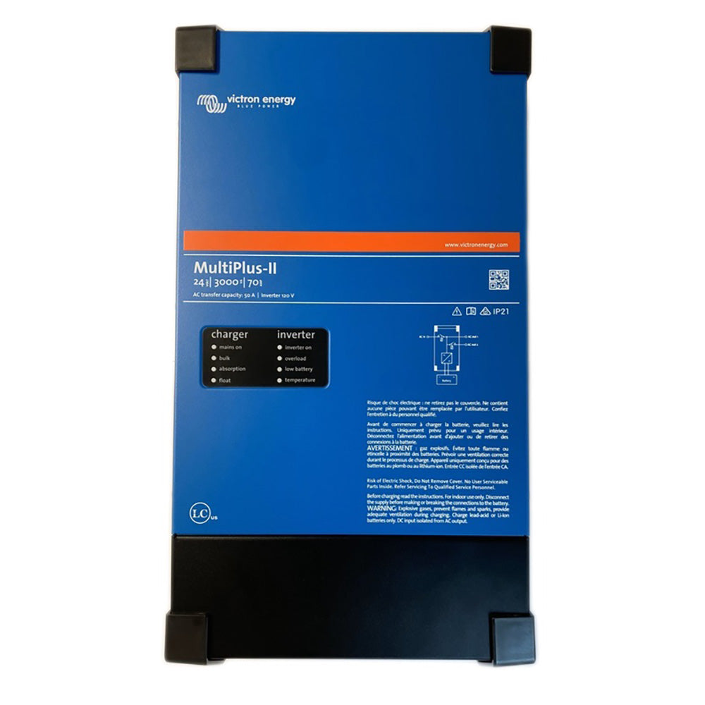 Victron MultiPlus-II 24/3000 – 70-50 – 120V – UL Approved [PMP242305102] Online