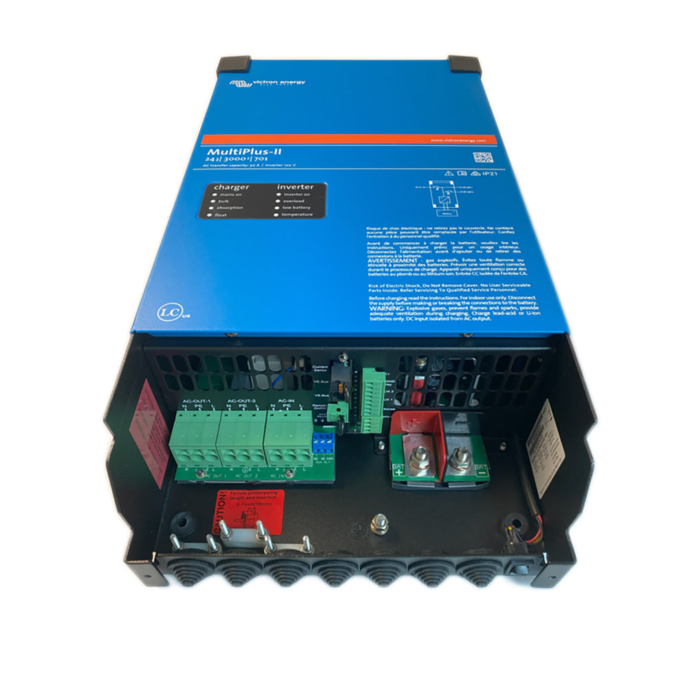 Victron MultiPlus-II 24/3000 – 70-50 – 120V – UL Approved [PMP242305102] Online
