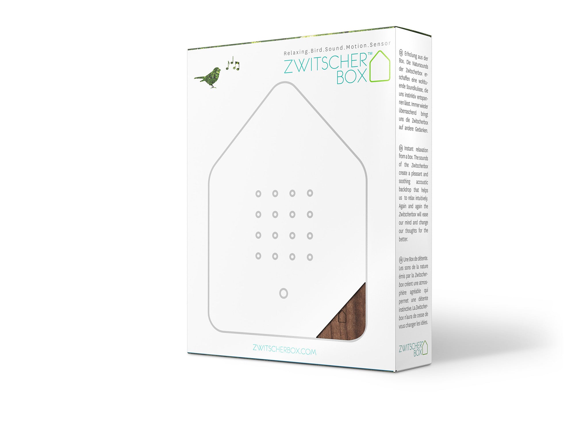 Zwitscherbox Sound Therapy Machine with Motion Sensor, Walnut Wood and Black Online