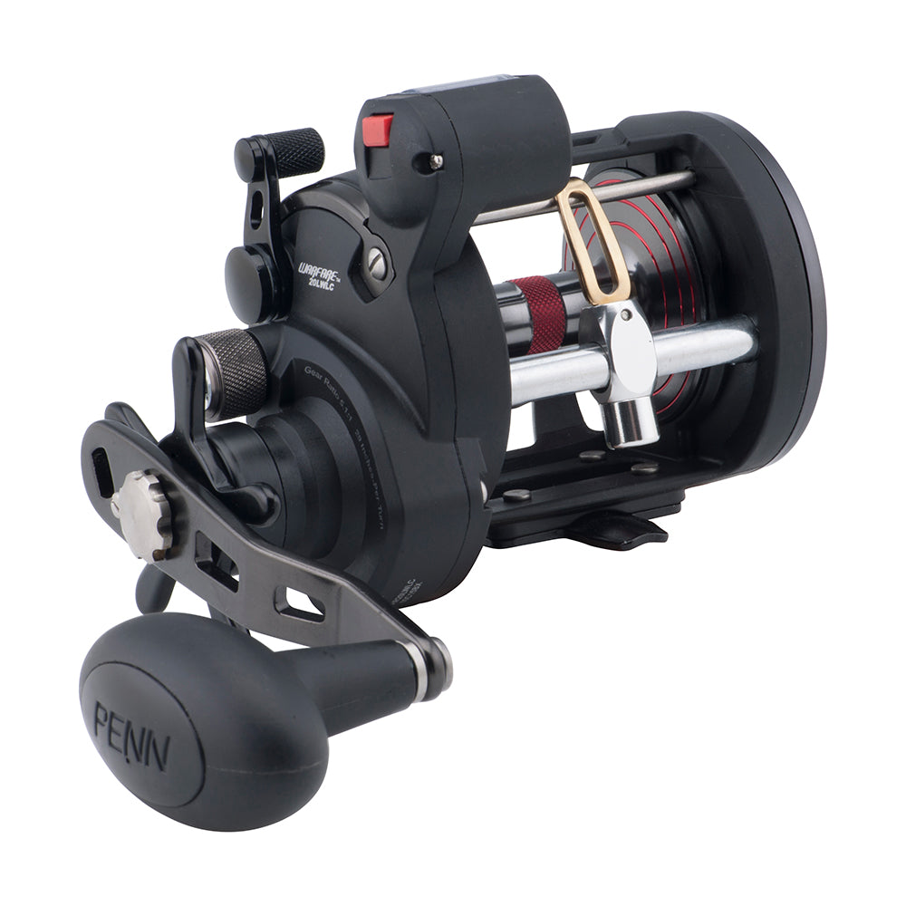 PENN WAR20LWLC Warfare Level Wind 20 Right Hand Reel w/Line Counter [1366193] Discount
