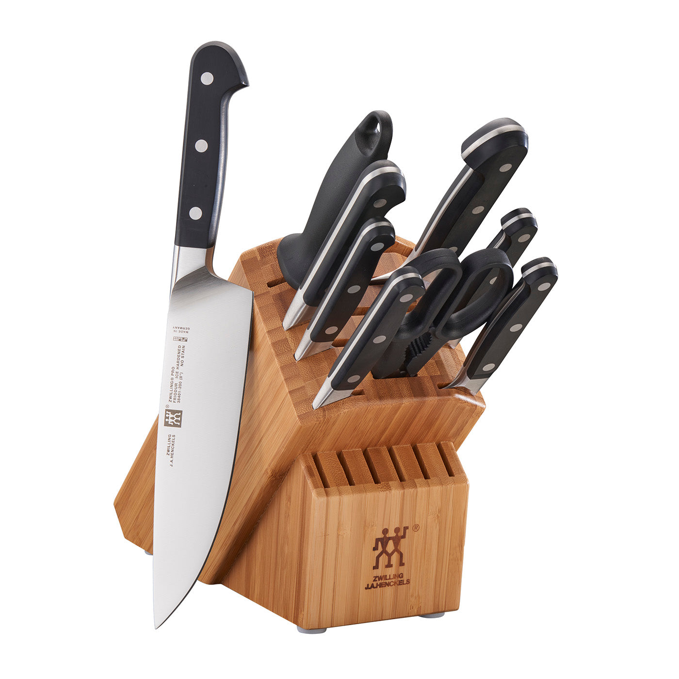 Zwilling Pro 10-pc Knife Block Set, Bamboo on Sale