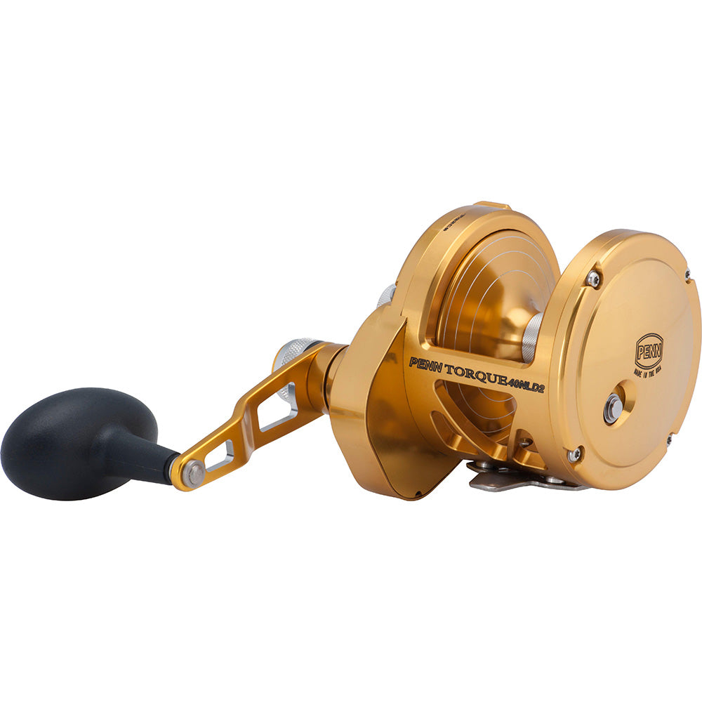 PENN Torque Lever Drag 2 Speed Reel Gold TRQ40NLD2 [1206070] Discount