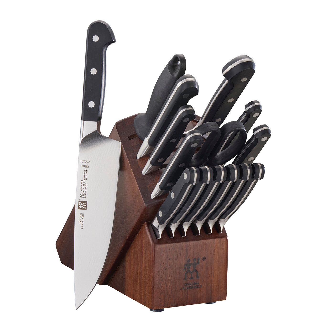Zwilling Pro 16-pc Knife Block Set, Acacia Hot on Sale