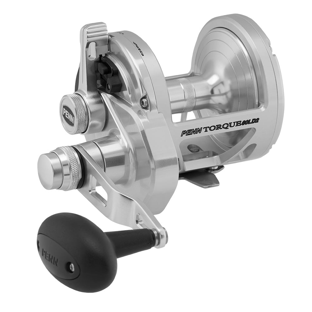 PENN Torque Lever Drag 2 Speed Reel Silver TRQ60LD2S [1501856] Sale
