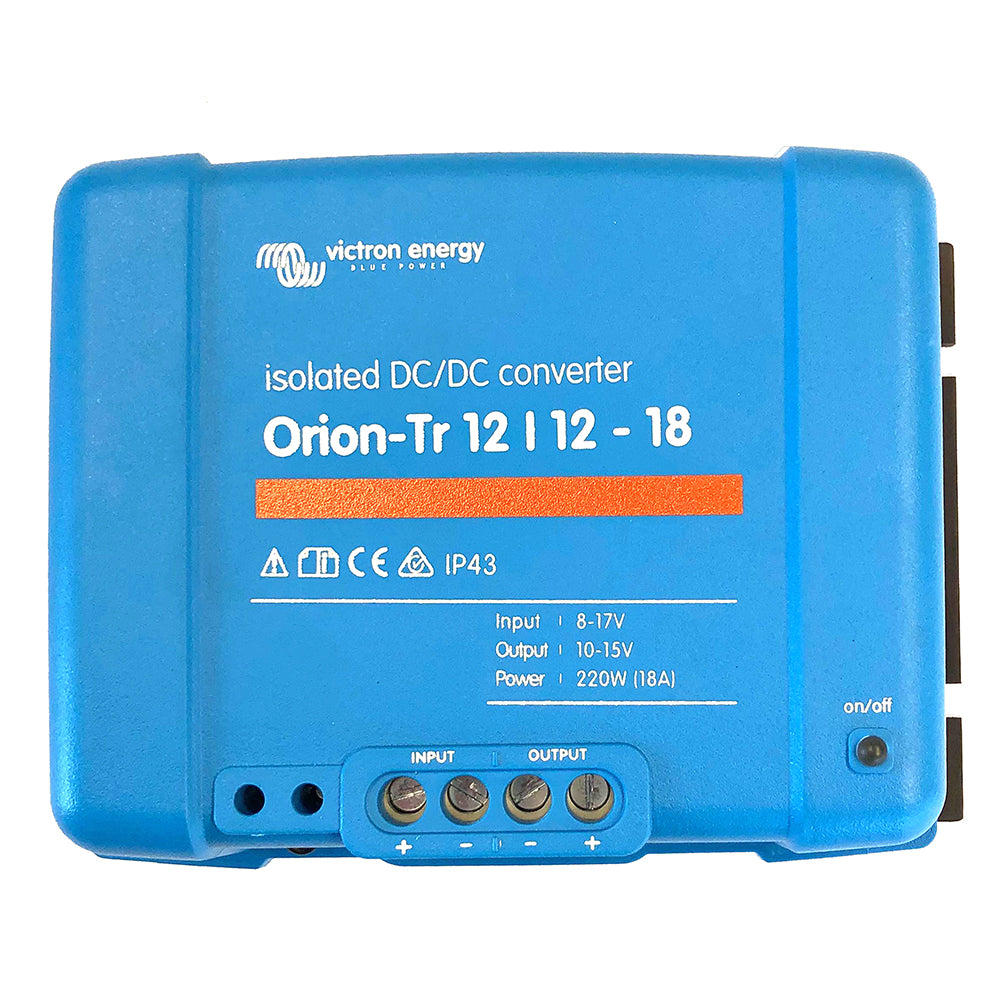 Victron Orion-TR DC-DC Converter – 12 VDC to 12 VDC – 18AMP Isolated [ORI121222110] Supply
