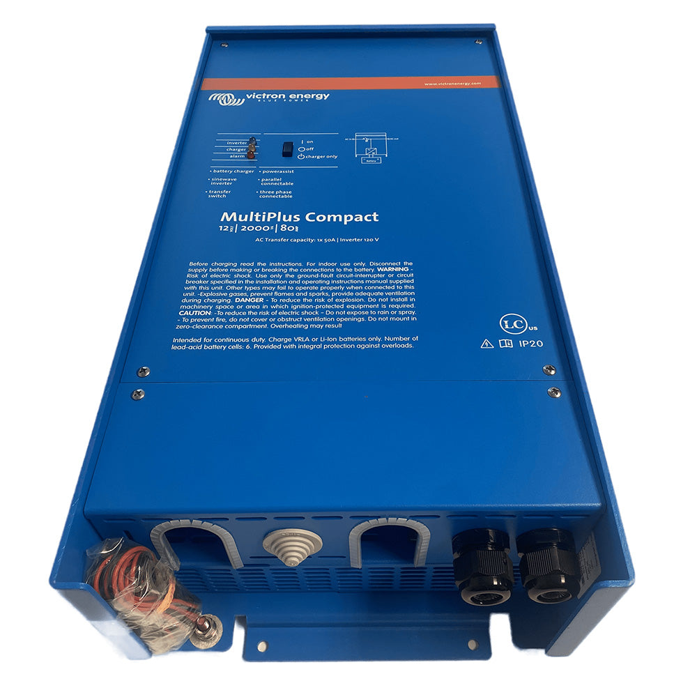 Victron MultiPlus Compact 12/2000/80-150 120V VE.Bus UL Approved [CMP122200102] Supply