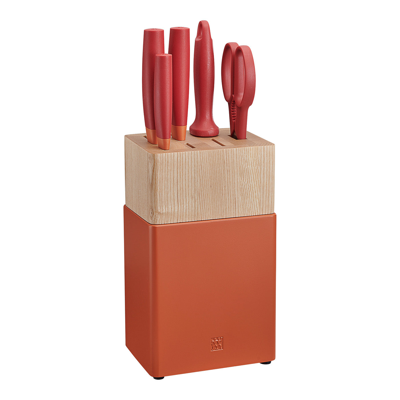 Zwilling Now 6-pc Knife block Set, Orange on Sale