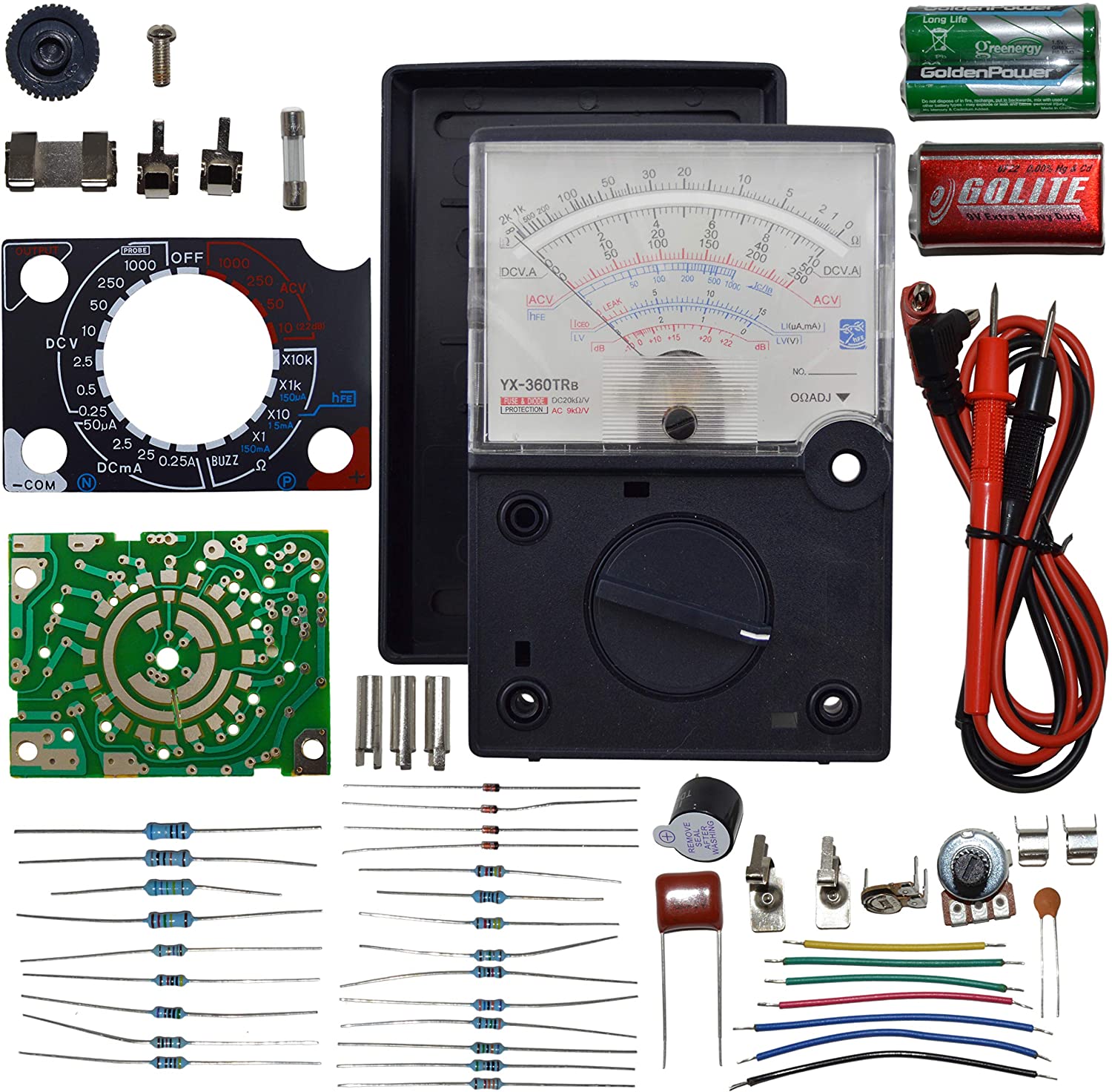 DIY Analog Multimeter Soldering Practice Kit with Assembly Manual Online Sale