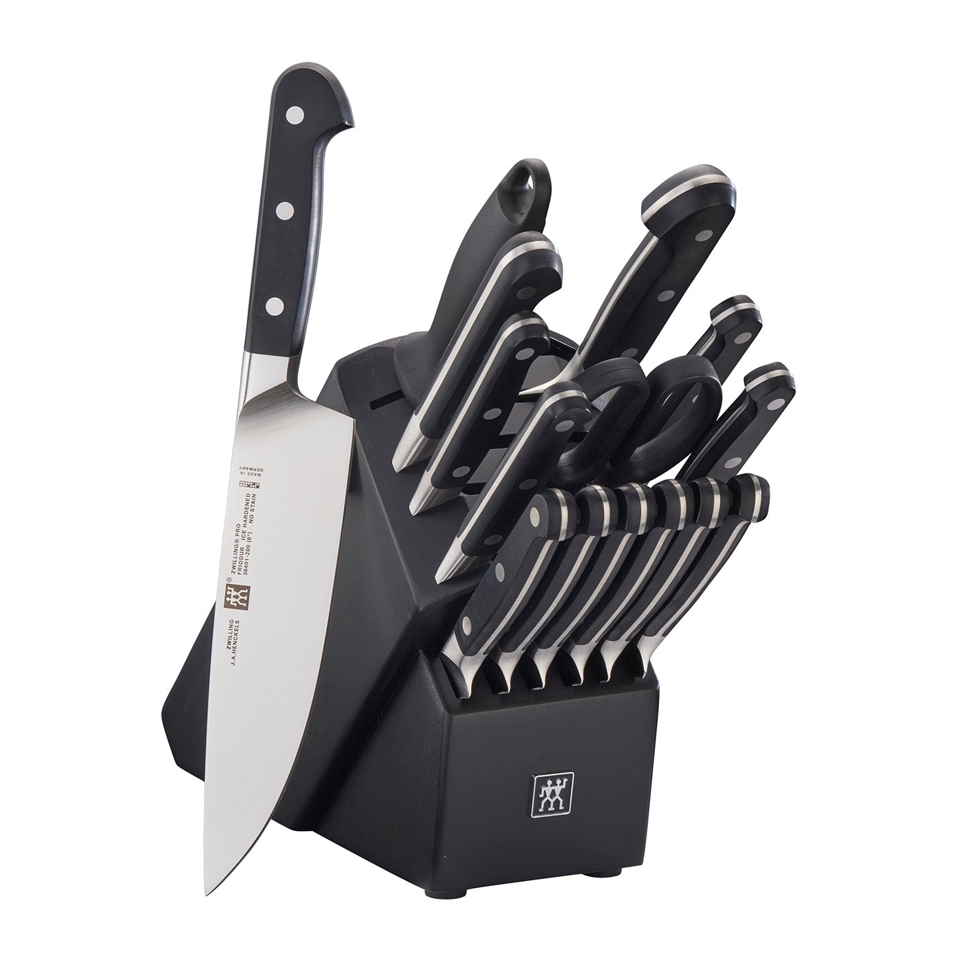 Zwilling Pro 16-pc Knife Block Set, Black Online