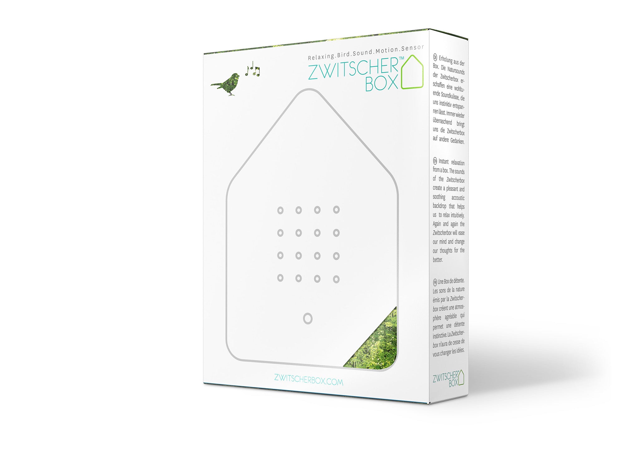 Zwitscherbox Classic Sound Therapy Machine with Motion Sensor, Forest Fashion