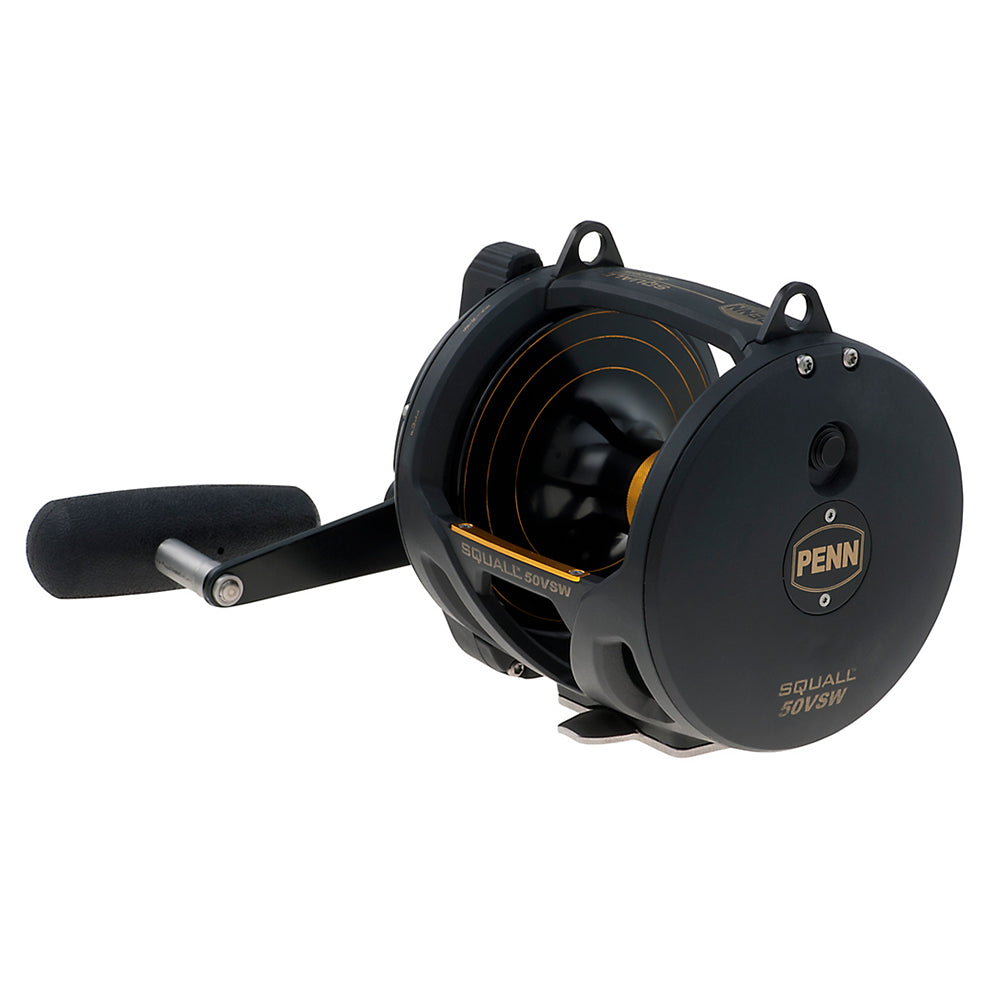 PENN SQL50VSW Squall Lever Drag 2 Speed Conventional Reel [1292938] Discount