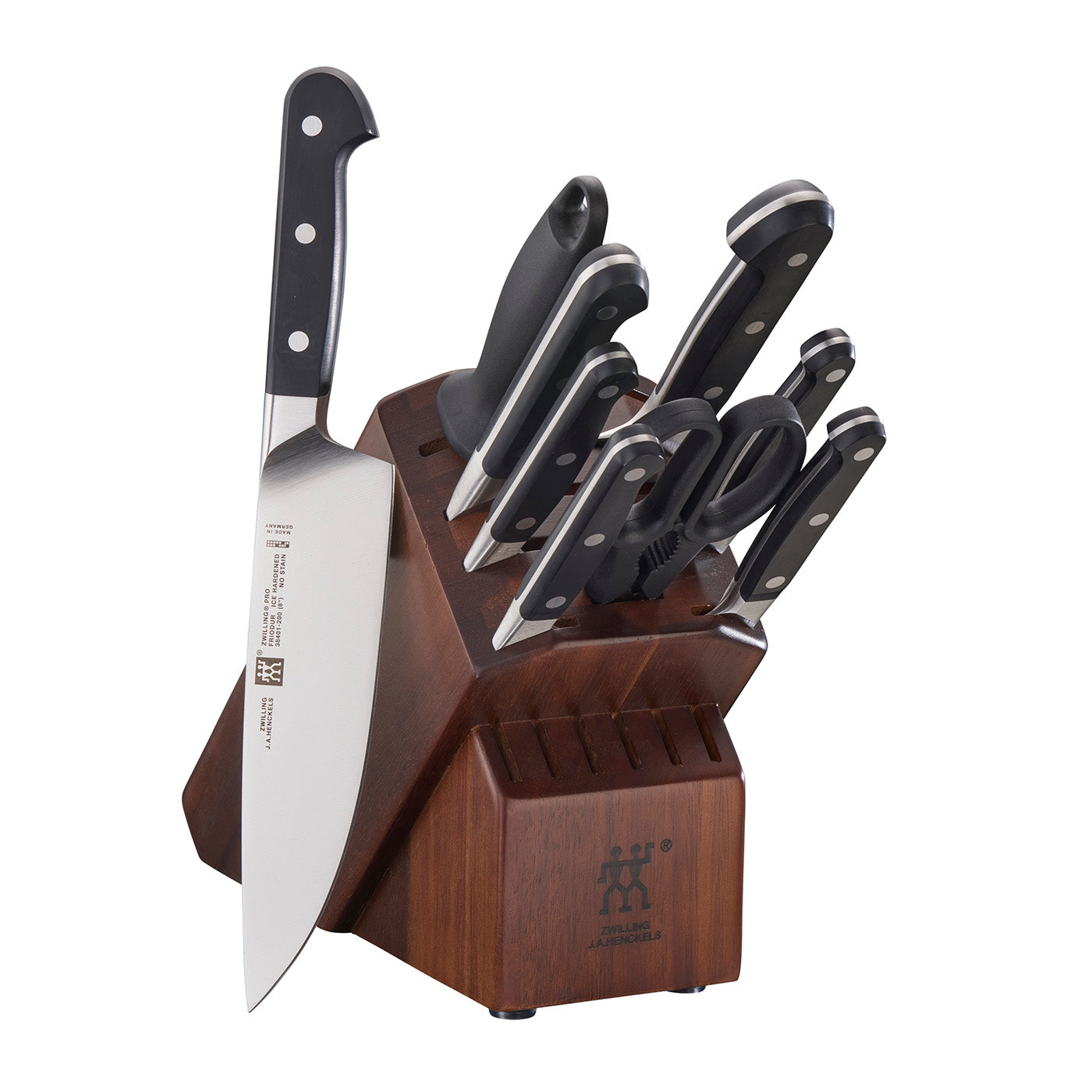 Zwilling Pro 10-pc Knife Block Set, Acacia Supply
