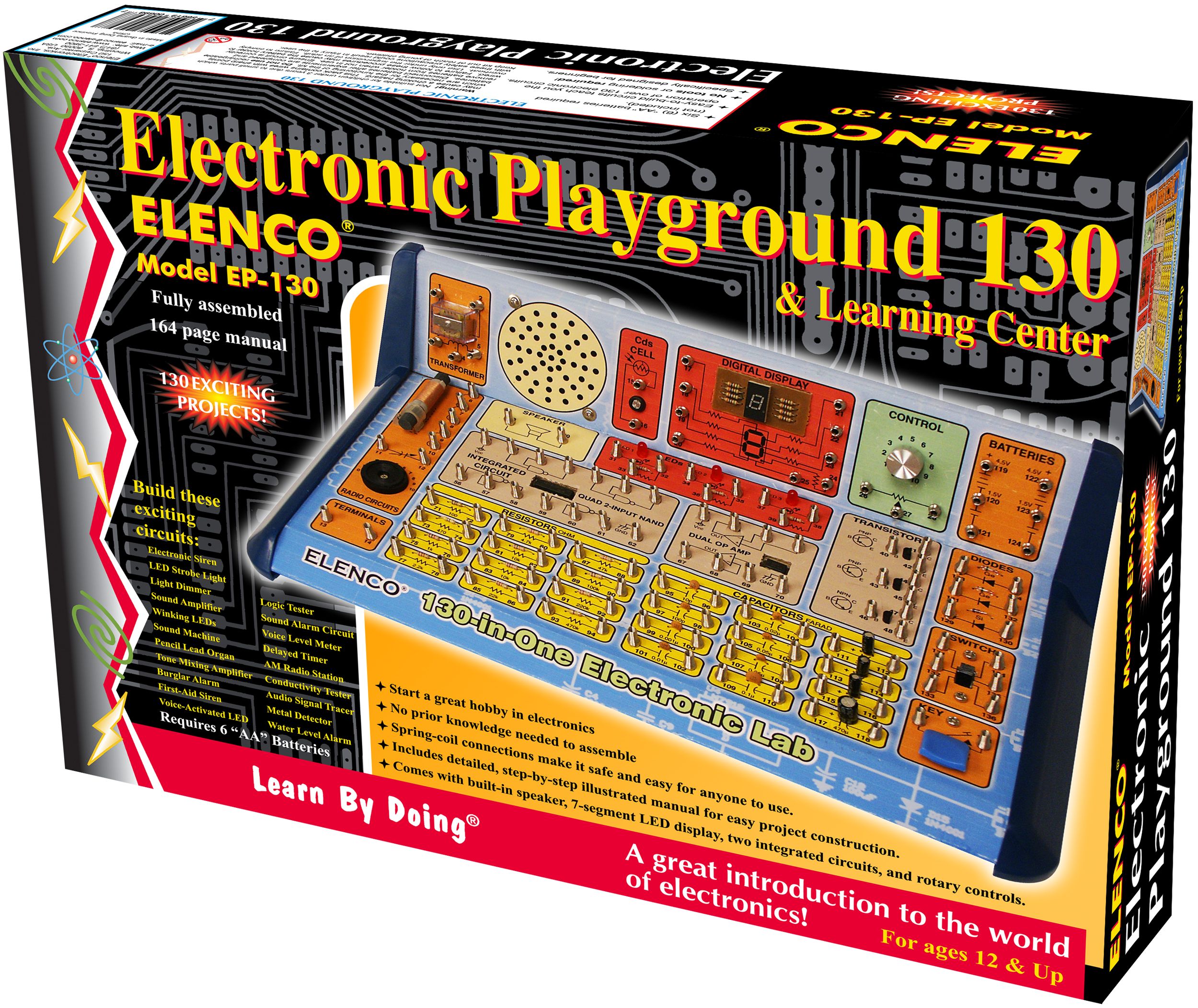 Elenco Electronic Playground 130, 130 in 1 Electronics Playground Hot on Sale