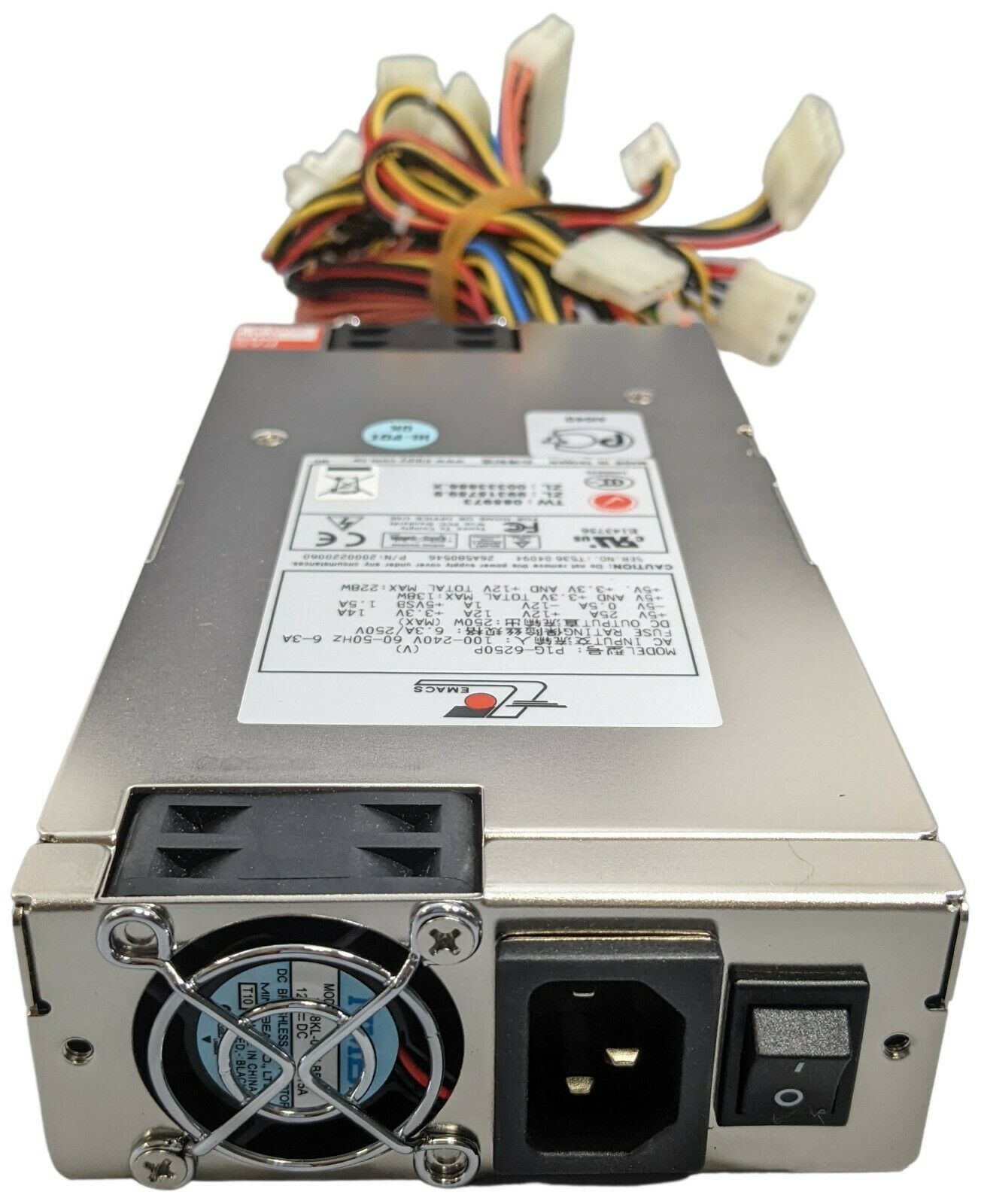 eMacs P1G-6250P Switching 250 Watt FPC Power Supply for Server, Workstation, IPC Online Sale