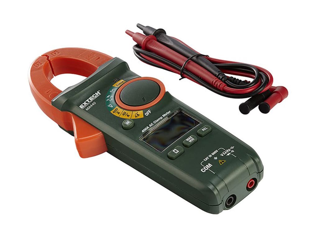 Extech MA440 Clamp Meter with Non-Contact Voltage Detector; 400A AC; 1.2″ Jaw Size; Fits up to 500MCM; Relative Mode for Capacitance, Data Hold, Auto Power Off and Low Battery Indicator Online Hot Sale