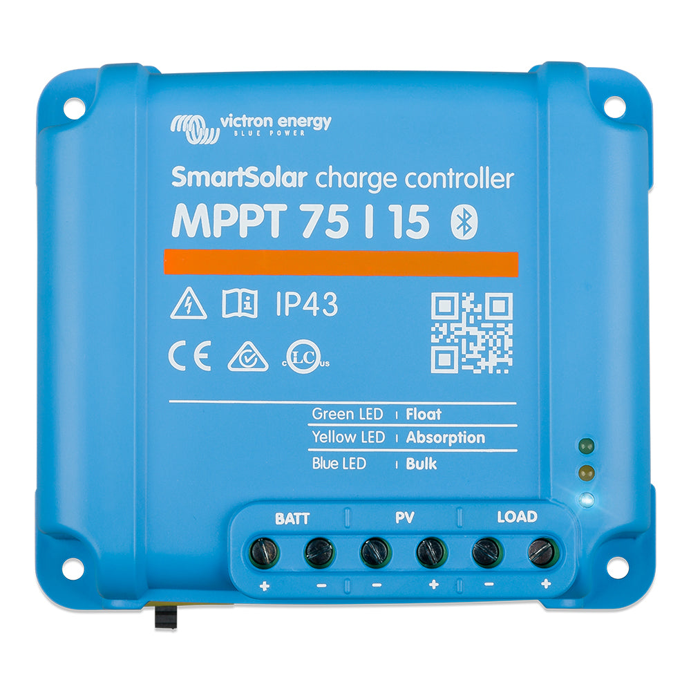 Victron SmartSolar MPPT Solar Charge Controller – 75V – 15Amp – UL Approved [SCC075015060R] Supply