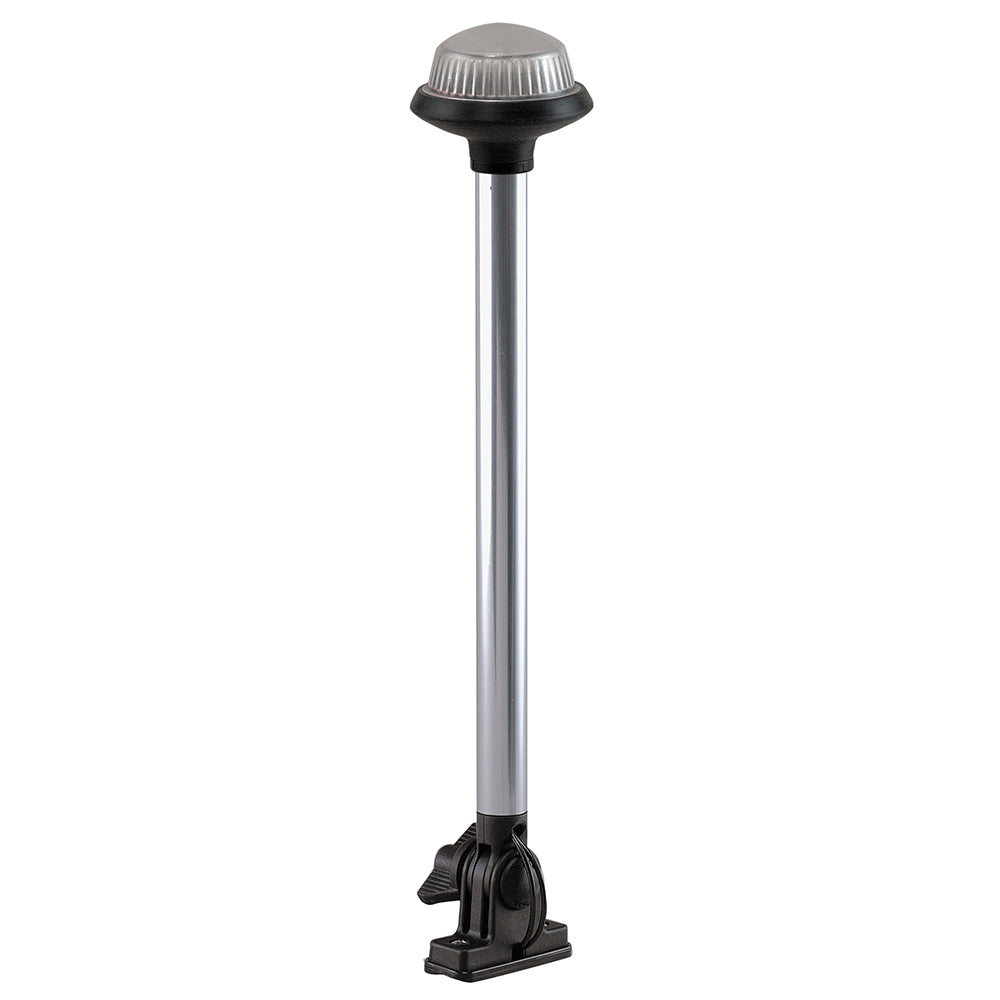 Perko Fold Down All-Round Frosted Globe Pole Light – Vertical Mount – White [1637DP0CHR] Fashion