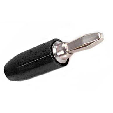 EZ Hook STACKING BANANA PLUG insulated without set screw Color Black Online now