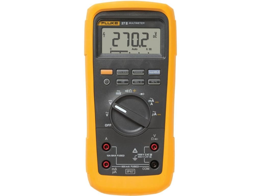Fluke 27-II Rugged IP 67 Industrial Multimeter Online Hot Sale