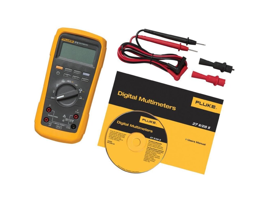 Fluke 27-II Rugged IP 67 Industrial Multimeter Online Hot Sale