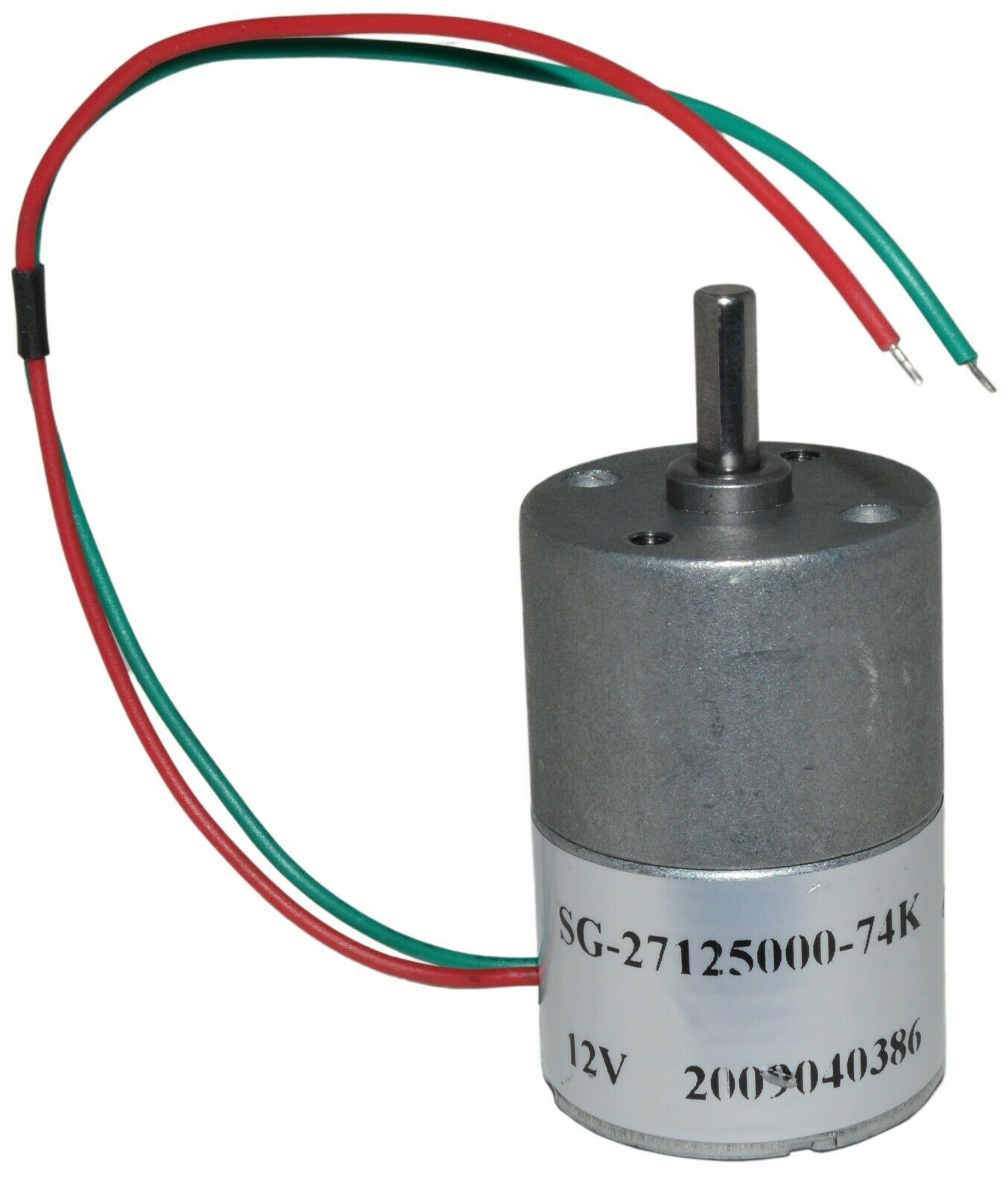 Gear Head Motor – 12V DC, 4500 RPM with 6″ Wire Leads, 22AWG Solid Wire Leads Online Sale