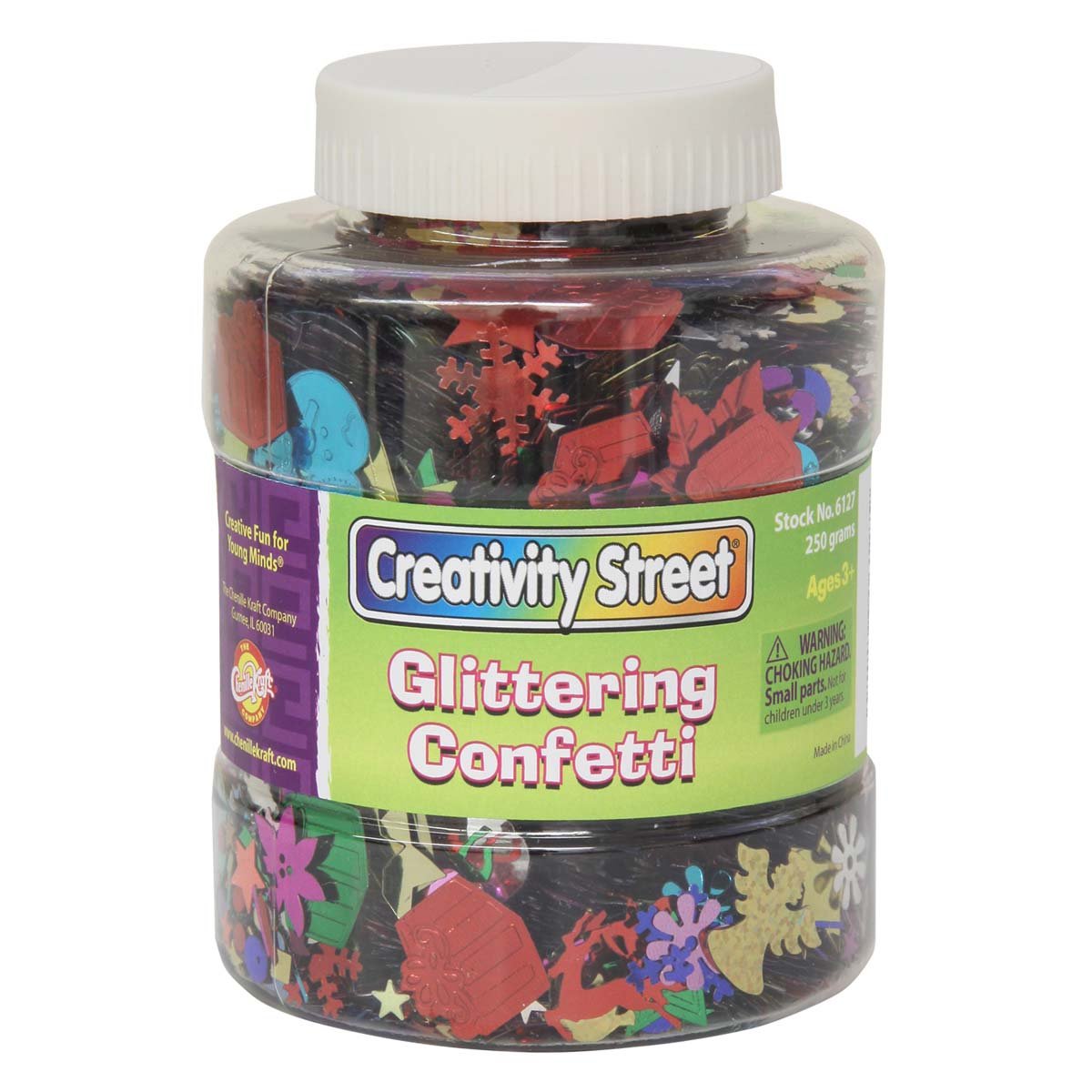 Glittering Confetti Shaker Jar 8.8 oz Online Hot Sale