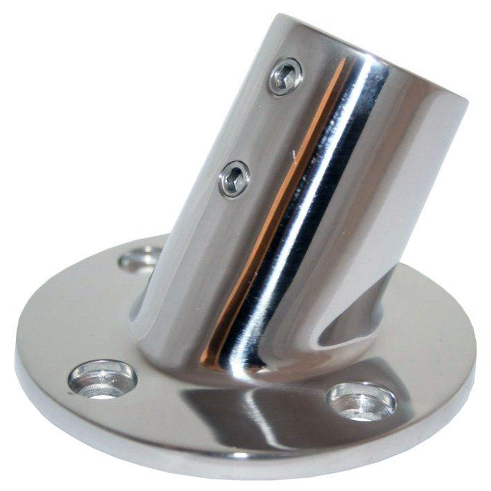 Whitecap 1″ O.D. 60 Degree Round Base SS Rail Fitting [6140C] Online Hot Sale