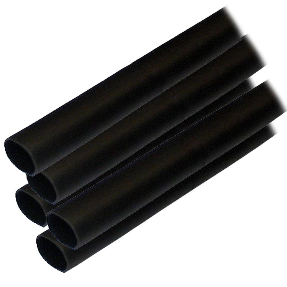 Ancor Adhesive Lined Heat Shrink Tubing (ALT) – 1/2″ x 6″ – 5-Pack – Black [305106] Online