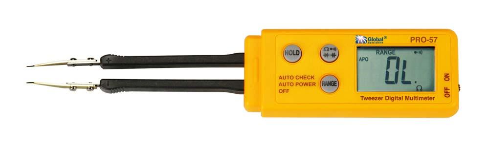 Global Specialties PRO-57: Tweezer Digital Multimeter on Sale