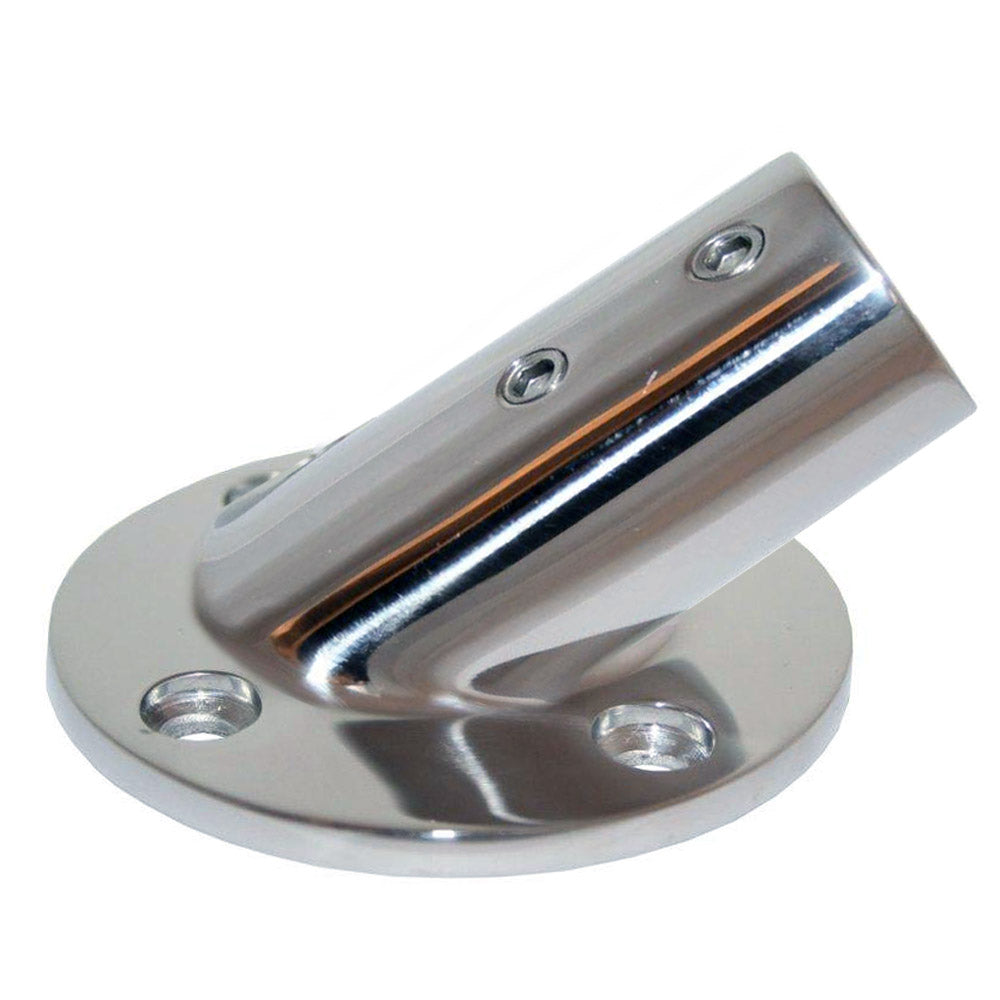 Whitecap 1″ O.D. 30 Degree Round Base SS Rail Fitting [6177C] Fashion