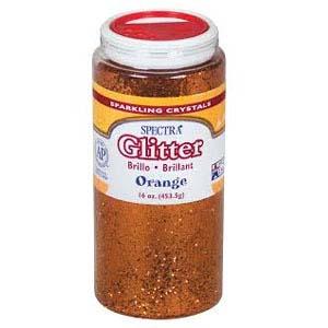 Glitter Orange, 1lb. Jar Discount