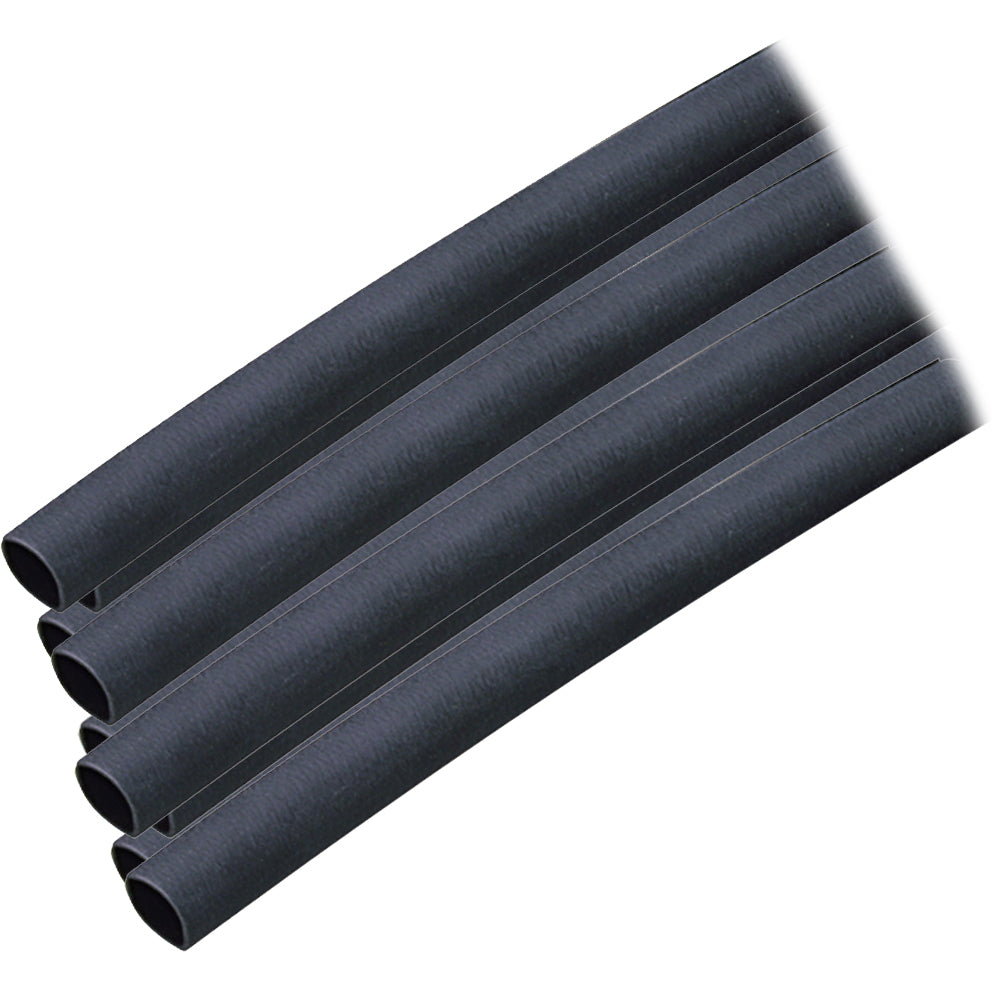 Ancor Adhesive Lined Heat Shrink Tubing (ALT) – 1/4″ x 12″ – 10-Pack – Black [303124] Online Hot Sale