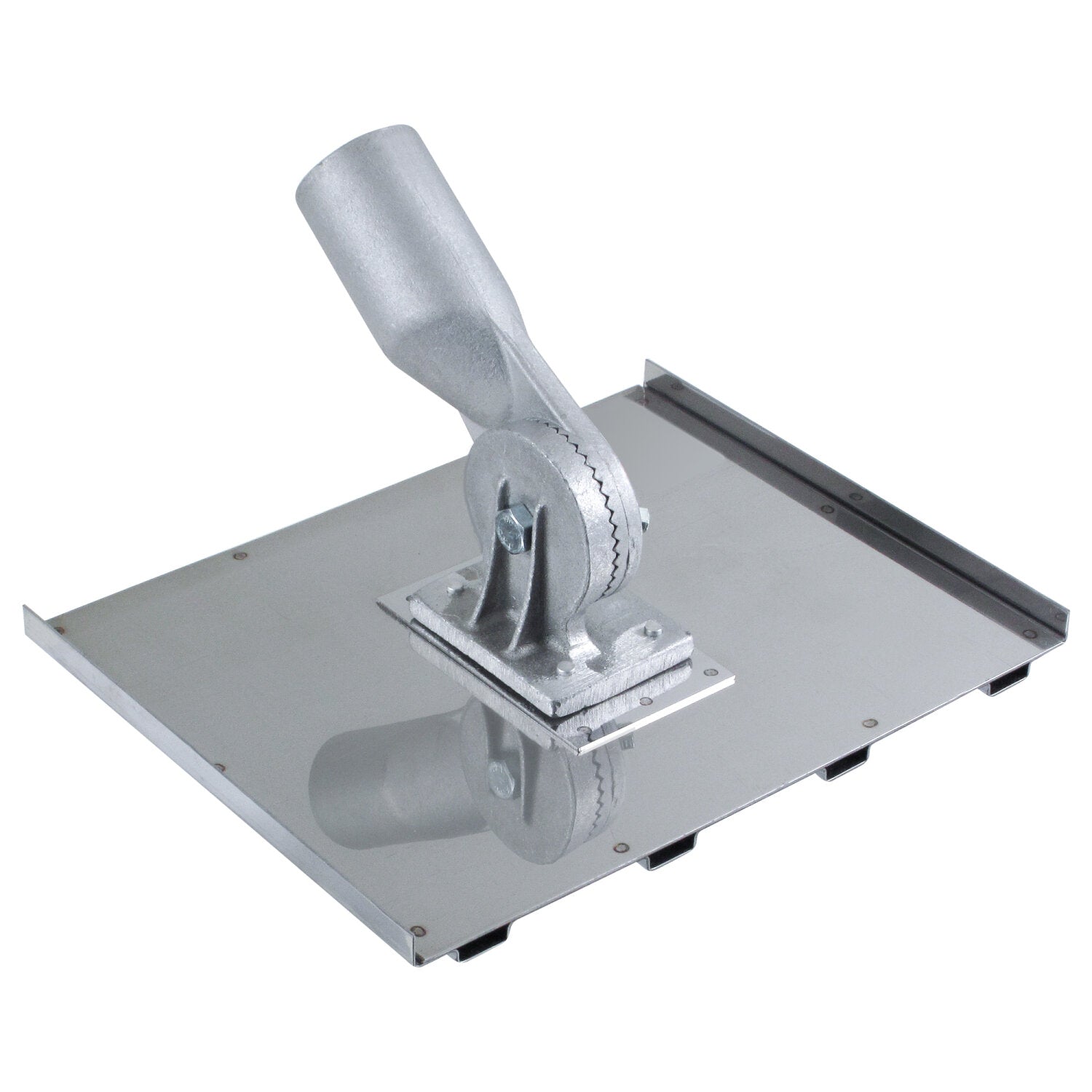 Kraft Tool CC095BT 8″ x 10-3/8″ Texas Curb Walking Ramp Groover (4 Grooves) with Button Handle Socket on Sale