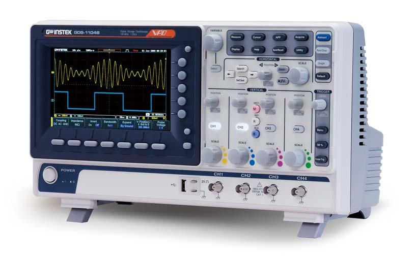 GW Instek GDS1104B 100 MHz, 4 Channel Digital Storage Oscilloscope Online Hot Sale