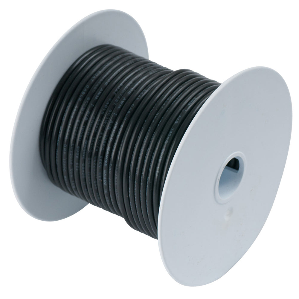 Ancor Black 6 AWG Tinned Copper Wire – 250′ [112025] on Sale