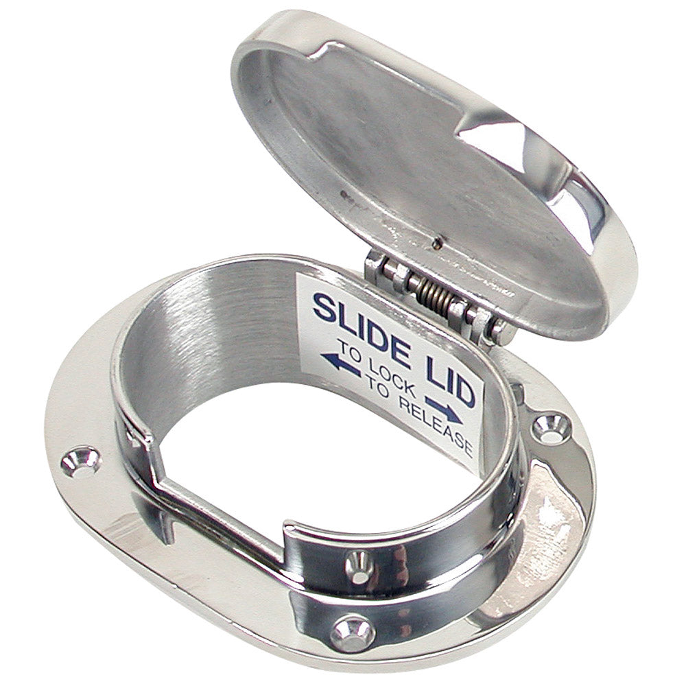 Whitecap Chain & Rope Deck Pipe 3-7/8″ x 2-1/2″ Opening [6008HC] Hot on Sale