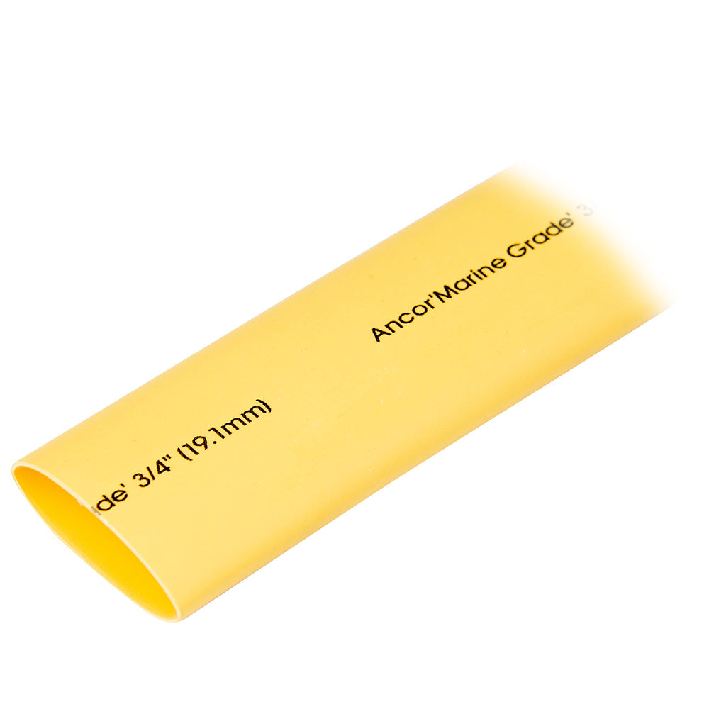 Ancor Heat Shrink Tubing 3/4″ x 48″ – Yellow – 1 Piece [306948] Online Hot Sale