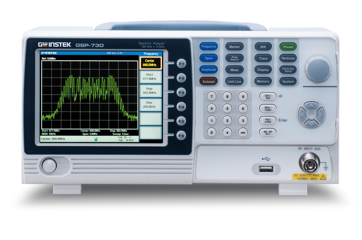 GW Instek GSP-730 3 GHz Spectrum Analyzer Online Sale