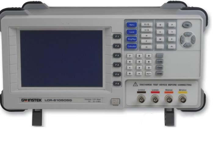 GW Instek LCR-8105G –   Precision LCR Meter, Bench, 5 MHz, 100 kH, 1 F, 0.1 Gohm Online Sale
