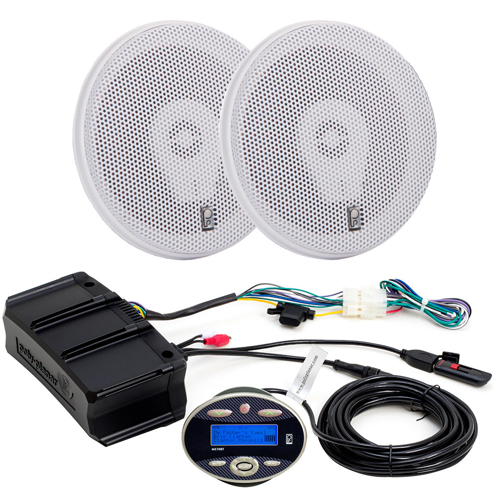 Poly-Planar Amplifier Package w/ME70BT  MA-8505W Speakers [ME70BTW8505W] on Sale