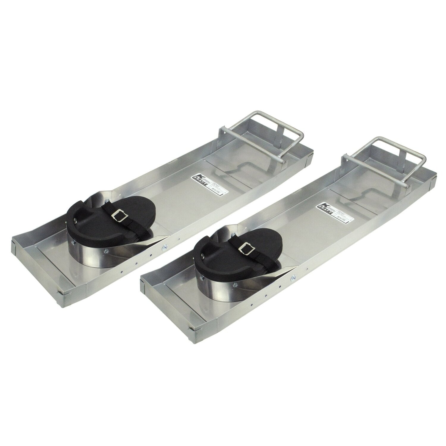 Kraft Tool CC150 31″ x 8″ Deluxe Heavy-Duty Stainless Steel Knee Boards (Pair) on Sale