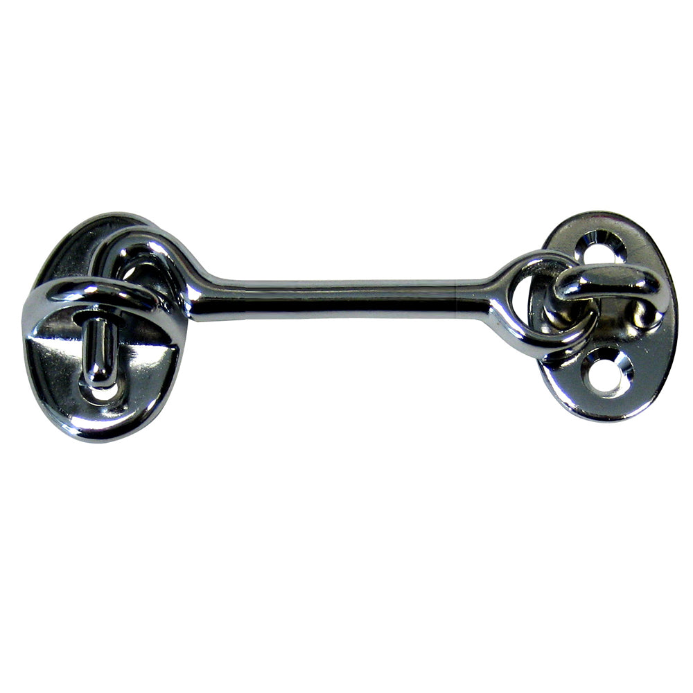 Whitecap Cabin Door Hook – CP/Brass – 3″ [S-1402C] Online Hot Sale