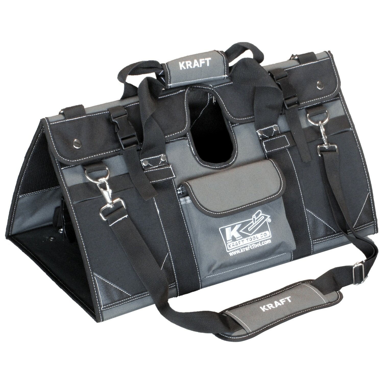 Kraft Tool CC1005 EZY-Tote Tool Carrier with 48″ Square End Bull Float, Knucklehead II Bracket, and (4) 6 Ft. 1-3/4″ Button Handles Sale