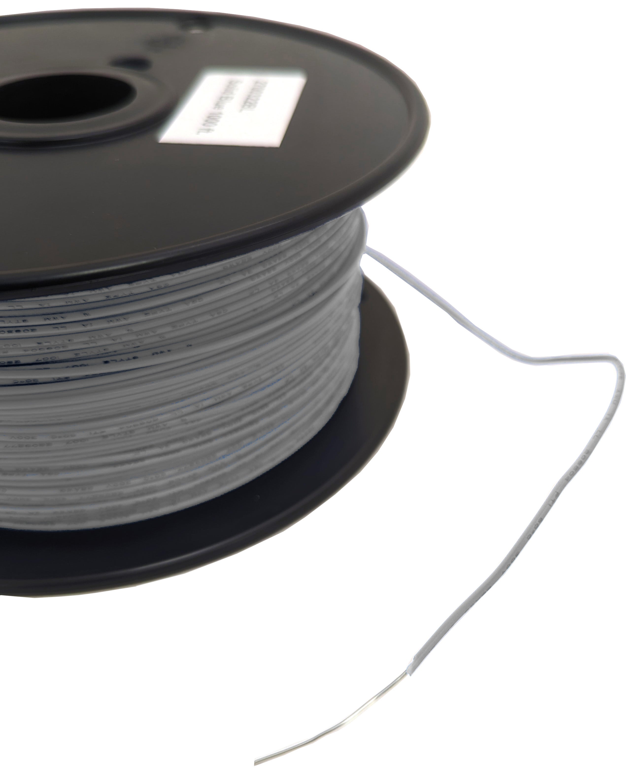 Gray 1000 Feet, UL 1007/1569, 24 Gauge Solid Hook Up Wire (Tinned Copper), 300V Rating, 80ºC Temperature Rating Online