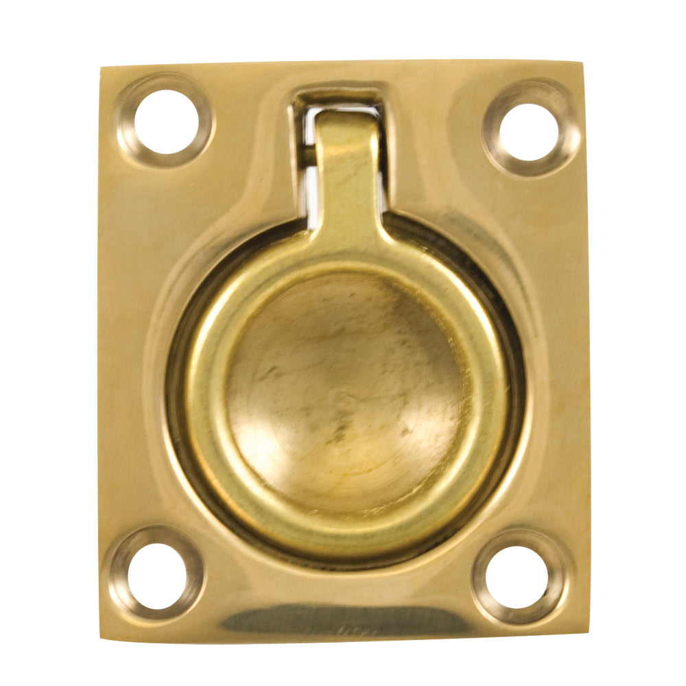 Whitecap Flush Pull Ring – Polished Brass – 1-1/2″ x 1-3/4″ [S-3360BC] on Sale
