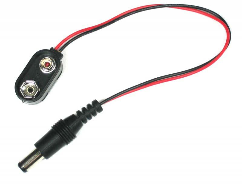I-Type 9V Battery Snaps with 2.1mm Female Plug Discount